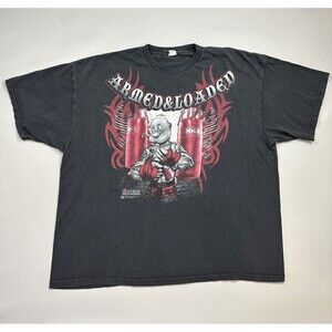 Popeye The Sailor Shirt Mens 3XL Black Armed and Loaded MMA Fighter Graphic